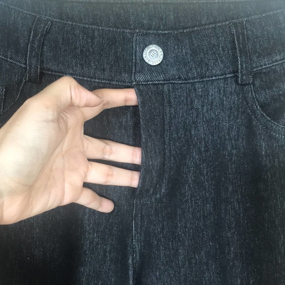 Yelete Jeggings Womens Small* Black Skinny Mid Rise Athleisure Stretch - Picture 6 of 10